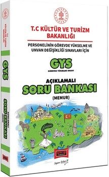 Yargı Yayınları GYS T.C. Kültür ve Turizm Bakanlığı Memur İçin Açıklamalı Soru Bankası