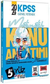 Yargı Yayınları 2024 KPSS Genel Yetenek 5Yüz Matematik Konu Anlatımı