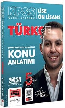 Yargı Yayınları 2024 KPSS Lise Ön Lisans 5Yüz Ekibi Türkçe Çıkmış Sorularla Desteklenmiş Analizli Konu Anlatımı
