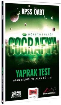 Yargı Yayınları 2024 ÖABT Coğrafya Öğretmenliği Yaprak Test