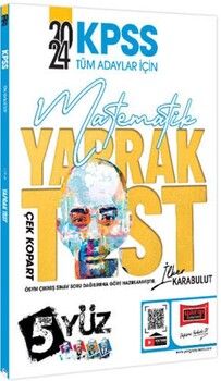 Yargı Yayınları 2024 KPSS Tüm Adaylar İçin 5Yüz Matematik Çek Kopart Yaprak Test