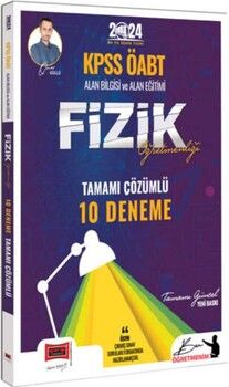 Yargı Yayınları 2024 KPSS ÖABT Fizik Öğretmenliği Tamamı Çözümlü 10 Deneme