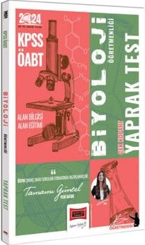 Yargı Yayınları 2024 KPSS ÖABT Biyoloji Öğretmenliği Yaprak Test