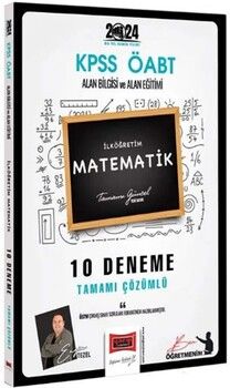 Yargı Yayınları 2024 KPSS ÖABT İlköğretim Matematik Öğretmenliği 10 Deneme