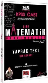 Yargı Yayınları 2024 KPSS ÖABT Lise Matematik Öğretmenliği Çek Kopart Yaprak Test
