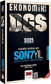 Yargı Yayınları 2025 DGS Ekonomik Seri Son 7 Yıl Sayısal Sözel Yetenek Çıkmış Sorular