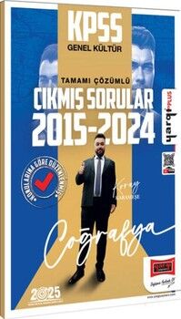 Yargı Yayınları 2025 KPSS Genel Kültür 2015 2024 Coğrafya Konularına Göre Düzenlenmiş Tamamı Çözümlü Çıkmış Sorular