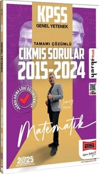 Yargı Yayınları 2025 KPSS Genel Yetenek Matematik 2015 2024 Konularına Göre Düzenlenmiş Tamamı Çözümlü Çıkmış Sorular