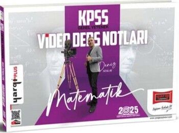 Yargı Yayınları 2025 KPSS Genel Yetenek Matematik Video Ders Notları