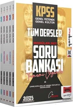 Yargı Yayınları 2025 KPSS GK GY Tamamı Çözümlü Modüler Soru Bankası Seti