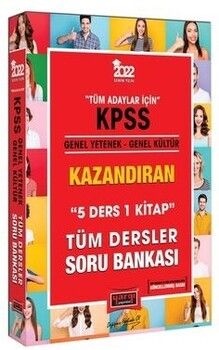 Yargı Yayınları 2022 KPSS Genel Yetenek Genel Kültür 5 Ders 1 Kitap Kazandıran Tüm Dersler Soru Bankası