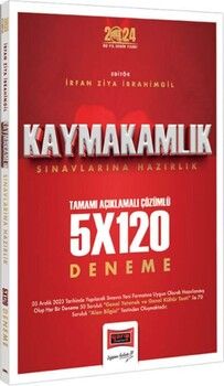 Yargı Yayınları 2024 Kaymakamlık Tamamı Açıklamalı Çözümlü 5 x 120 Deneme