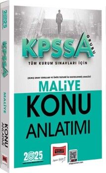 Yargı Yayınları 2025 KPSS A Grubu Tüm Kurum Sınavları İçin Maliye Konu Anlatımı