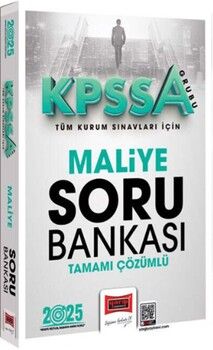 Yargı Yayınları 2025 KPSS A Grubu Tüm Kurum Sınavları İçin Tamamı Çözümlü Maliye Soru Bankası