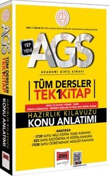 Yargı Yayınları MEB AGS Tüm Dersler Tek Kitap Hazırlık Kılavuzu Konu Anlatımı