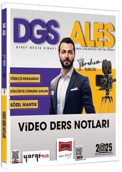 Yargı Yayınları 2025 DGS ALES Türkçe Paragraf Sözcükte Anlam Sözel Mantık Video Ders Notları