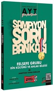 Yargı Yayınları AYT Felsefe Grubu Din Kültürü ve Ahlak Bilgisi Şampiyon Soru Bankası