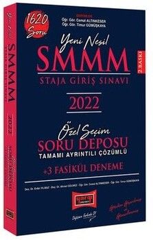 Yargı Yayınları 2022 SMMM Staja Giriş Sınavı Özel Seçim Soru Deposu 3 Fasikül Deneme 2.Baskı