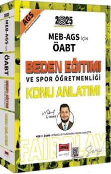 Yargı Yayınları 2025 MEB-AGS ÖABT Beden Eğitimi ve Spor Öğretmenliği Konu Anlatımı Fairplay Serisi
