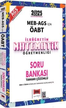Yargı Yayınları 2025 MEB AGS ÖABT İlköğretim Matematik Öğretmenliği Tamamı Çözümlü Soru Bankası
