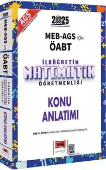 Yargı Yayınları 2025 MEB AGS ÖABT İlköğretim Matematik Öğretmenliği Konu Anlatımı
