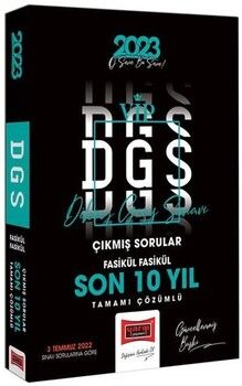 Yargı Yayınları 2023 DGS VIP Son 10 Yıl Çıkmış Sorular