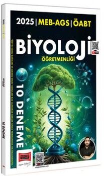 Yargı Yayınları 2025 MEB AGS ÖABT Biyoloji Öğretmenliği 10 Deneme