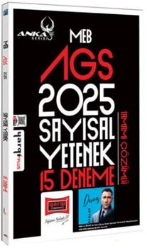 Yargı Yayınları 2025 MEB AGS Anka Serisi Sayısal Yetenek Tamamı Çözümlü 15 Deneme