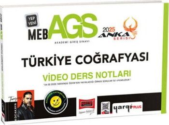 Yargı Yayınları 2025 MEB AGS Anka Serisi Türkiye Coğrafyası Video Ders Notları