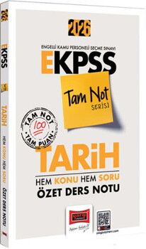 Yargı Yayınları 2026 E KPSS Tam Not Serisi Tarih Hem Konu Hem Soru Özet Ders Notu