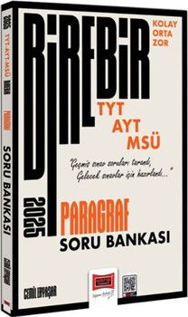 Yargı Yayınları 2025 TYT AYT MSÜ Paragraf Kolay Orta Zor Soru Bankası