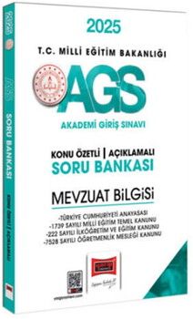 Yargı Yayınları 2025 MEB AGS Mevzuat Bilgisi Konu Özetli Açıklamalı Soru Bankası