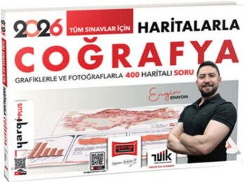 Yargı Yayınları 2026 Tüm Sınavlar İçin Haritalarla Coğrafya Grafiklerle ve Fotoğraflarla 400 Haritalı Soru