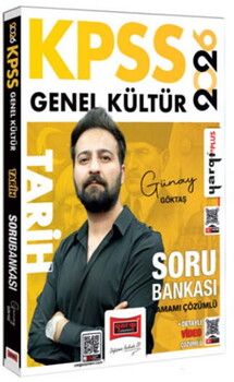 Yargı Yayınları 2026 KPSS Genel Kültür Tarih Tamamı Çözümlü Soru Bankası