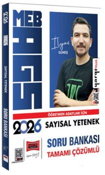 Yargı Yayınları 2026 MEB AGS Öğretmen Adayları İçin Tamamı Çözümlü Sayısal Soru Bankası
