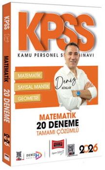 Yargı Yayınları 2026 KPSS Matematik Tamamı Çözümlü 20 Deneme