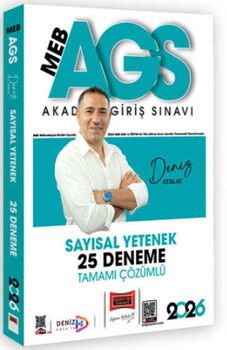 Yargı Yayınları 2026 MEB AGS Sayısal Yetenek Tamamı Çözümlü 25 Deneme