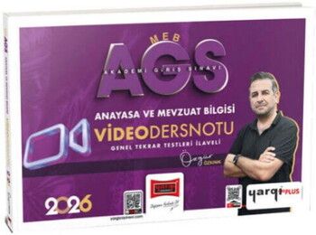 Yargı Yayınları 2026 MEB AGS Anayasa ve Mevzuat Bilgisi Video Ders Notları