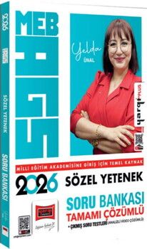 Yargı Yayınları 2026 MEB AGS Sözel Yetenek Tamamı Çözümlü Soru Bankası