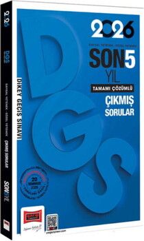 Yargı Yayınları 2026 DGS Sayısal Sözel Yetenek Son 5 Yıl Çıkmış Sorular
