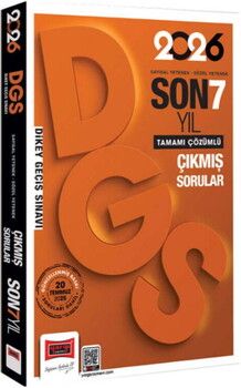 Yargı Yayınları 2026 DGS Sayısal Sözel Yetenek Son 7 Yıl Çıkmış Sorular