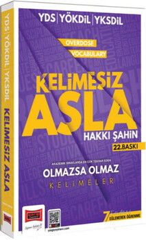 Yargı Yayınları 2026 YDS YÖKDİL YKSDİL Overdose Vocabulary Kelimesiz Asla