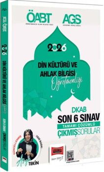 Yargı Yayınları 2026 MEB AGS ÖABT Din Kültürü ve Ahlak Bilgisi Öğretmenliği Son 6 Sınav Çıkmış Sorular