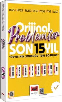 Yargı Yayınları 2026 KPSS AGS ALES DGS YGS TYT MSÜ Orijinal Problemler Son 15 Yıl Çıkmış Sorular
