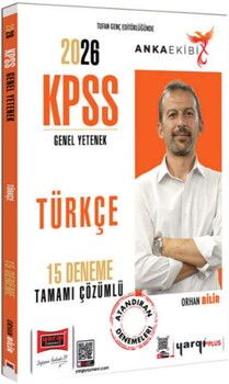 Yargı Yayınları 2026 KPSS Genel Yetenek Türkçe Anka Ekibi Tamamı Çözümlü 15 Deneme