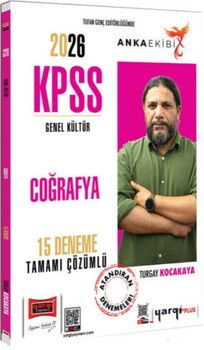 Yargı Yayınları 2026 KPSS Genel Kültür Coğrafya Anka Ekibi Tamamı Çözümlü 15 Deneme