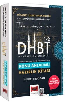 Yargı Yayınları 2026 KPSS Ortaöğretim Ön Lisans DHBT 1-2 Tüm Adaylar İçin Konu Anlatımı Hazırlık Kitabı
