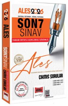 Yargı Yayınları 2026 ALES Sayısal Sözel Yetenek Son 7 Sınav Çıkmış Sorular