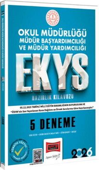 Yargı Yayınları 2026 EKYS Okul Müdürlüğü Müdür Başyardımcılığı ve Müdür Yardımcılığı 5 Deneme