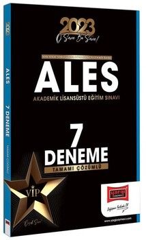 Yargı Yayınları 2023 ALES Tamamı Çözümlü 7 Deneme